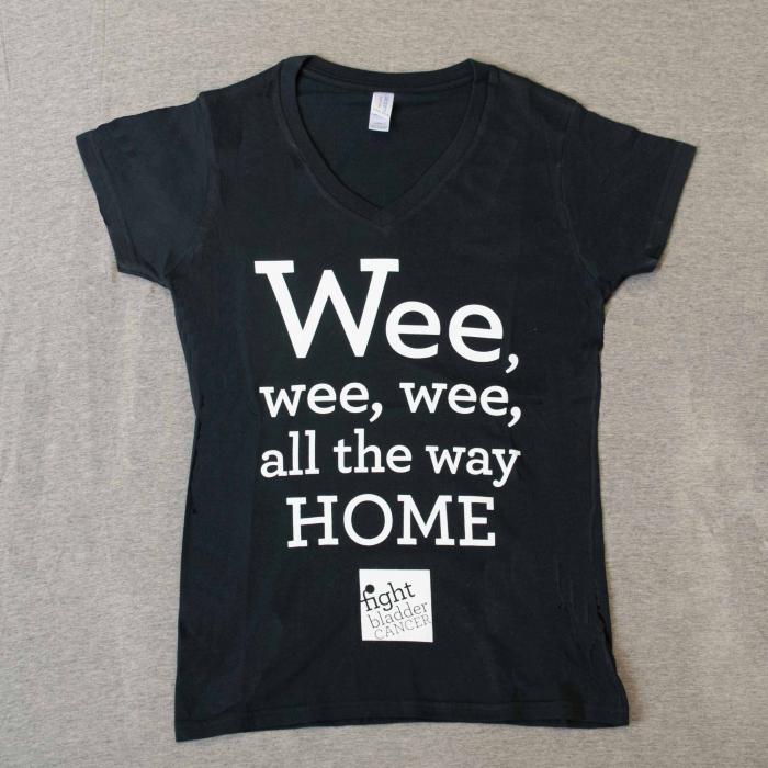 Ladies Wee-Wee-Wee T-Shirt Black