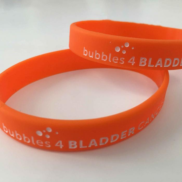 bubbles for bladder cancer wristband